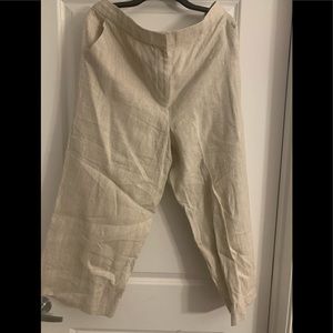 Talbots linen pants